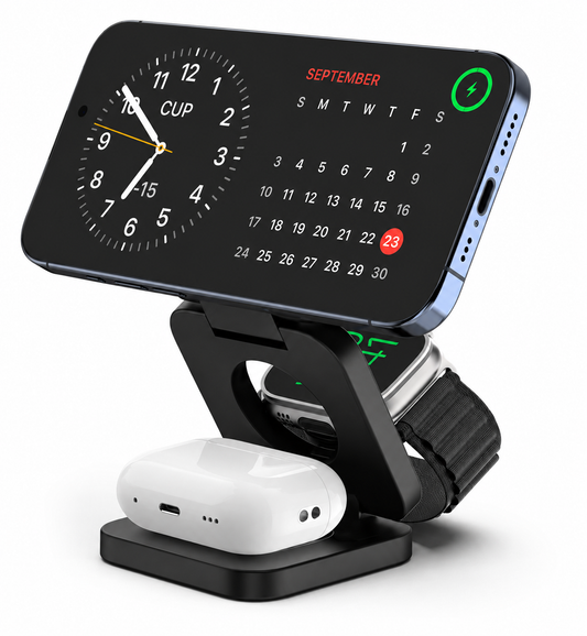 Kove 3-in-1 Foldable Magnetic Wireless Charger — iPhone, Apple Watch & AirPods